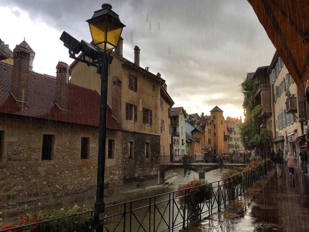 Дождь в Анси