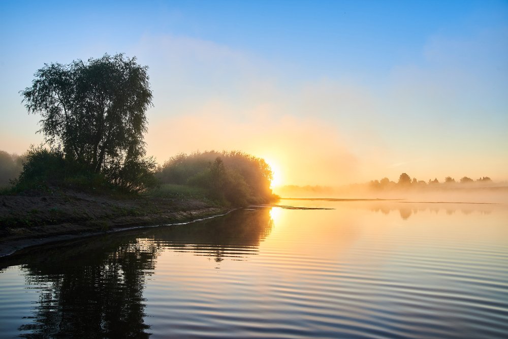 На рассвете