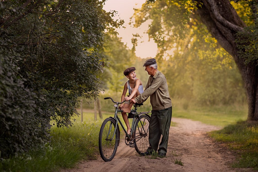 Дедушка и внук