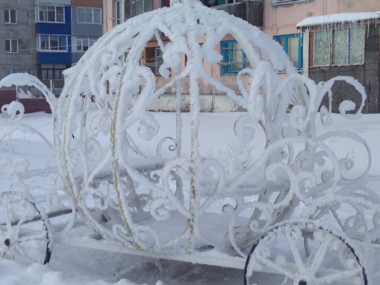 Карета Снежной Королевы.