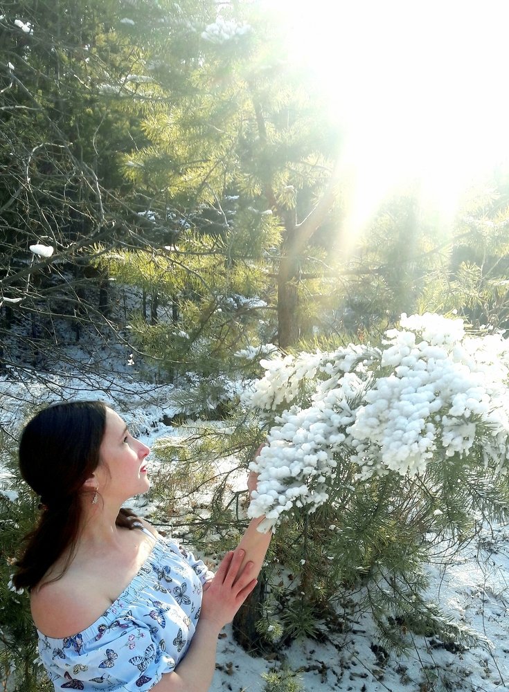 Однажды в зимнем лесу!!