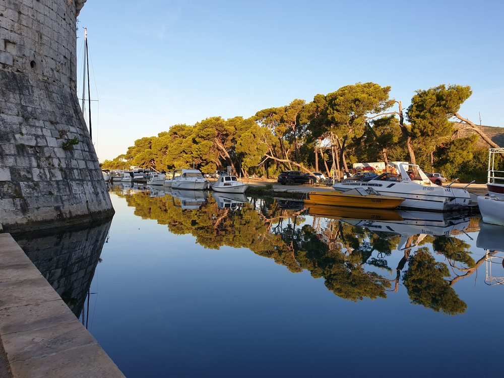 Канал в хорватском городе Трогире