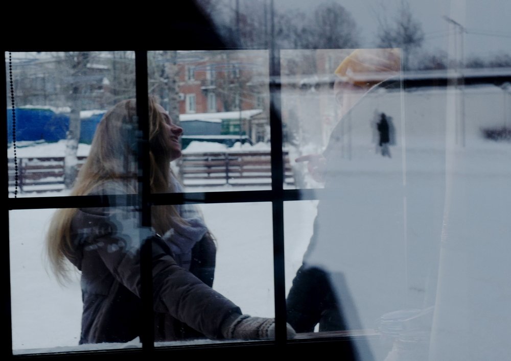 Romance at the rink.