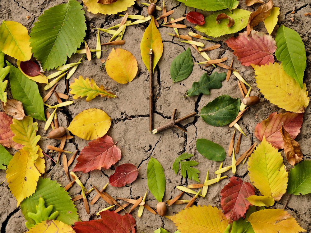 Часы Земли.Осень.