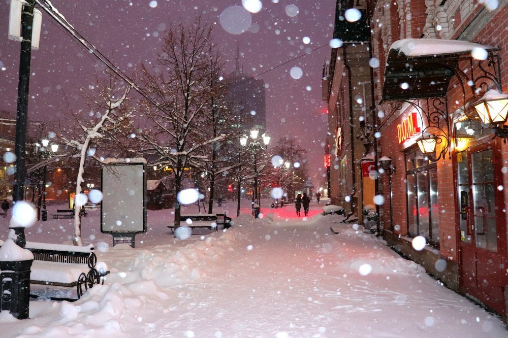 Снегопад ...