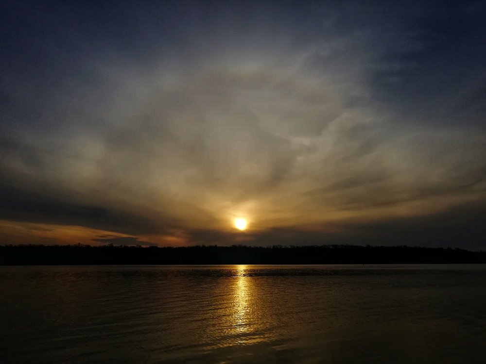 Rainbow sunset