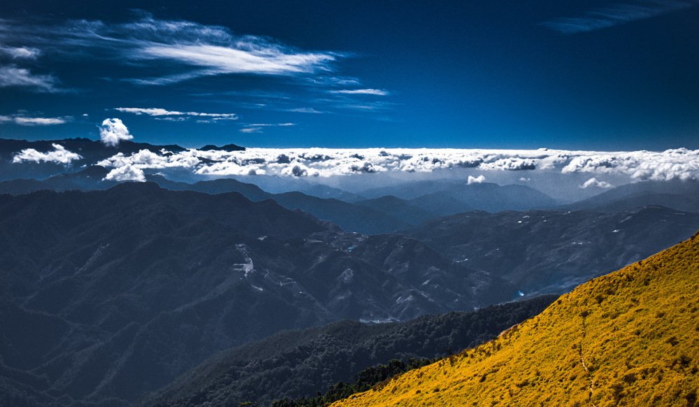 Landscape Clouded Mountains