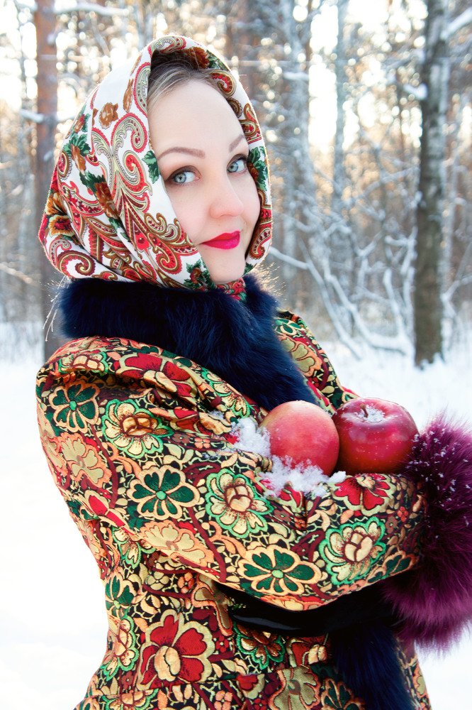 Русская зима, барыня Надежда