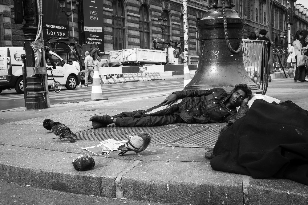 Poverty in the street