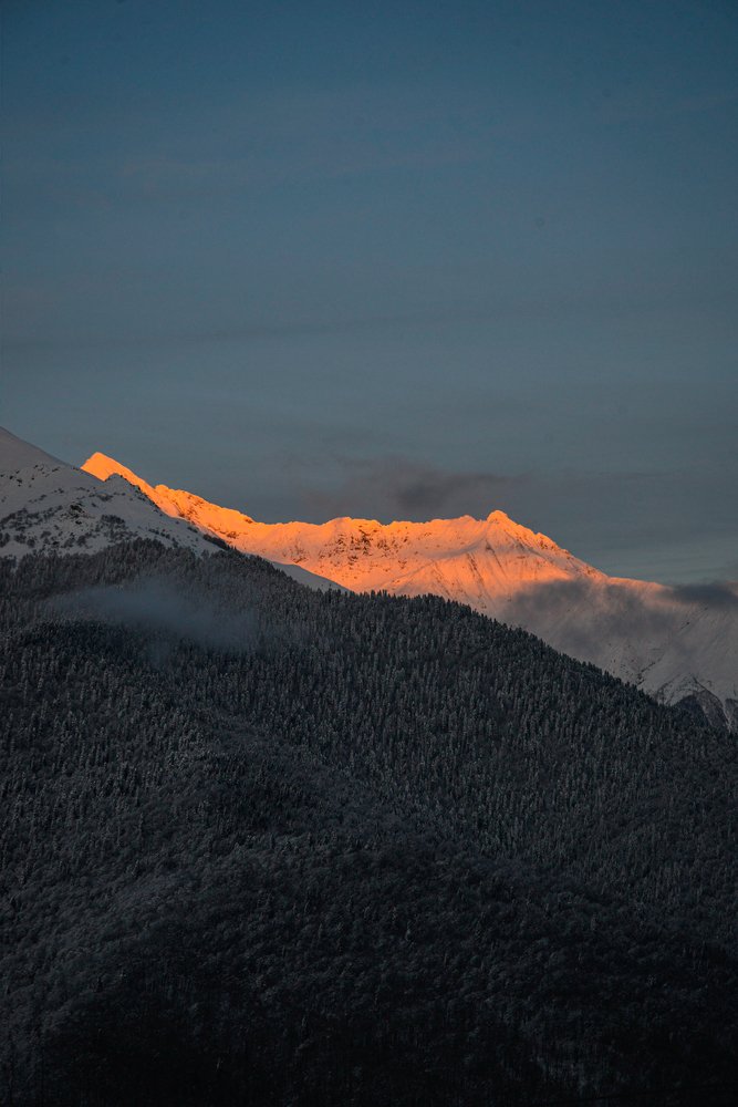 Зимняя акварель