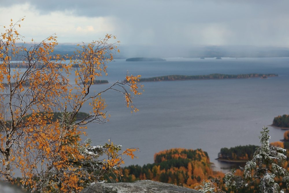 Осень на озере Пиелинен.