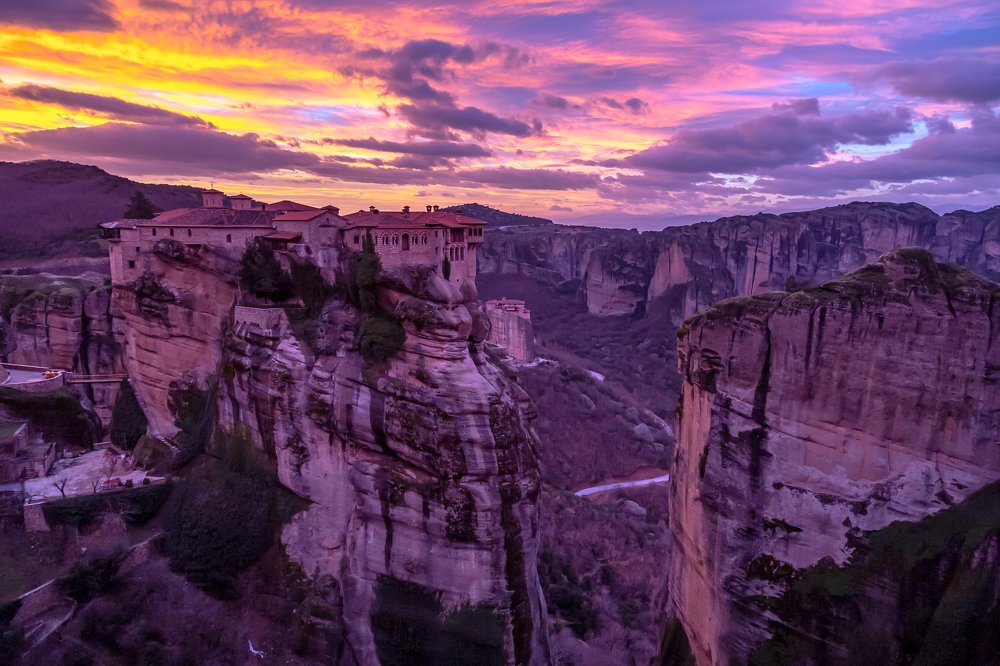 Монастыри метеоры до восхода солнца