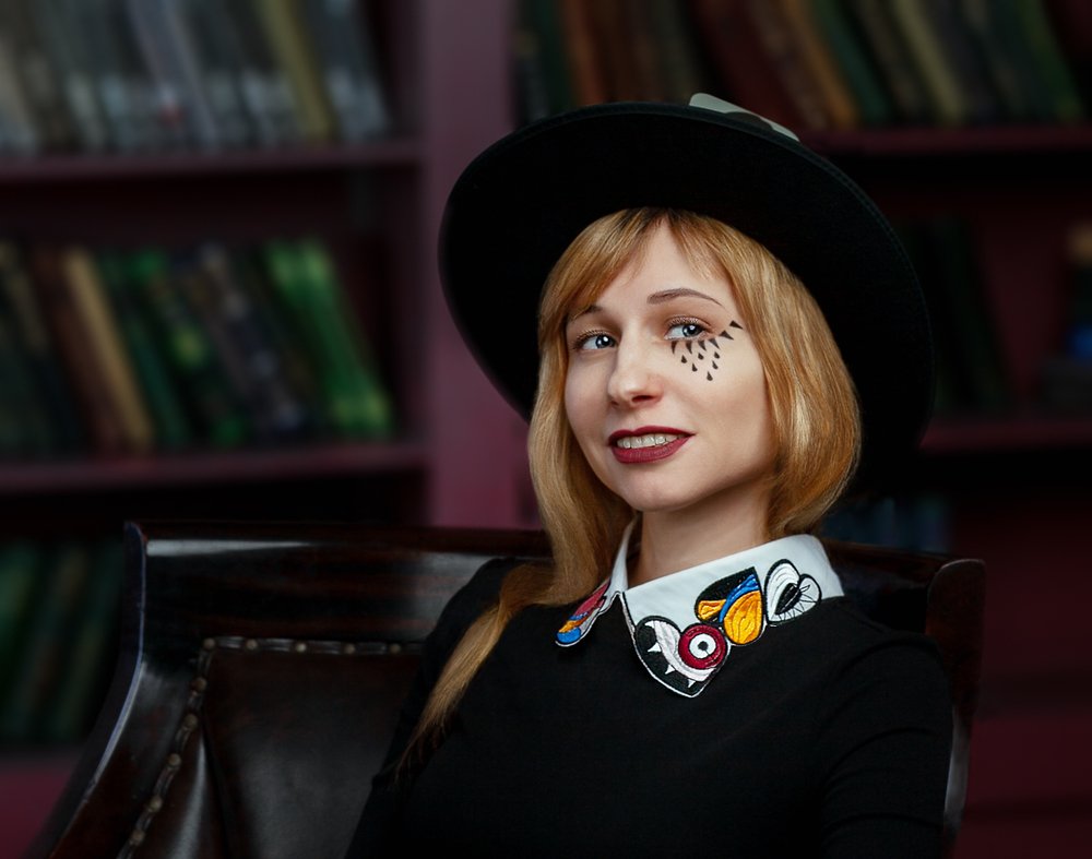 Художник в естественной среде обитания...