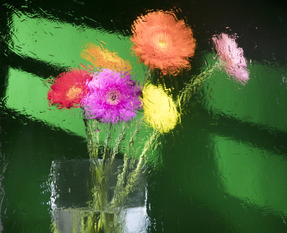 Flores en la ventana