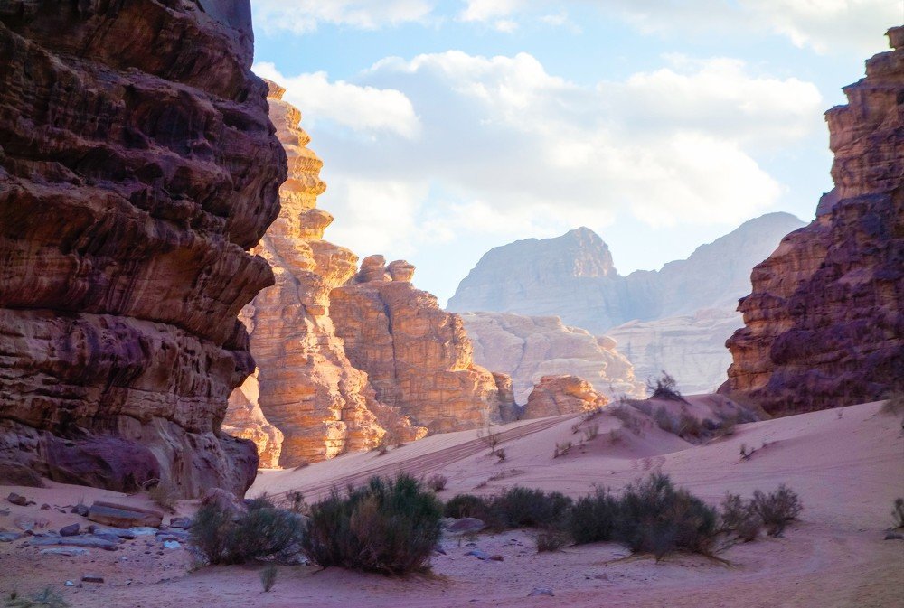 В пустыне Вади Рам. Иордания.