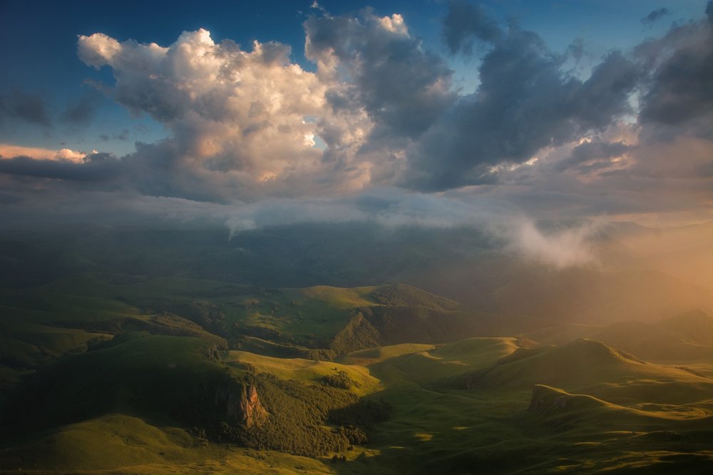 вечером на Бермамыте