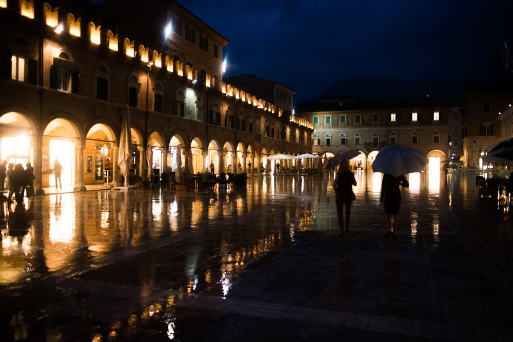 San Benedetto del Tronto at evening
