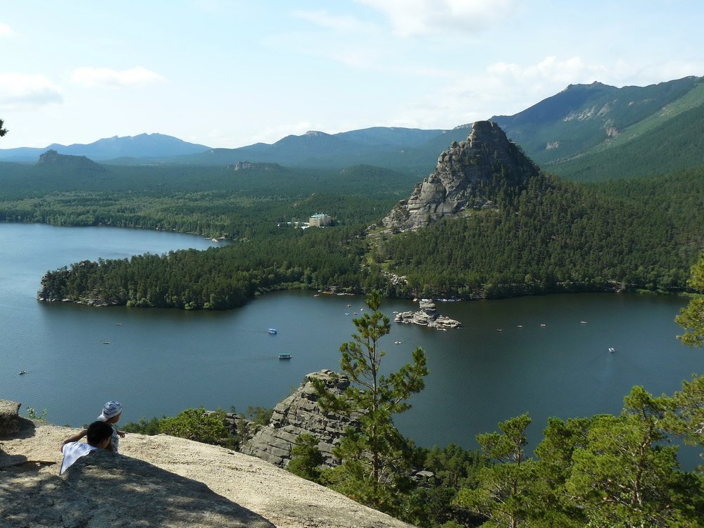 Классический вид с горы Болектау