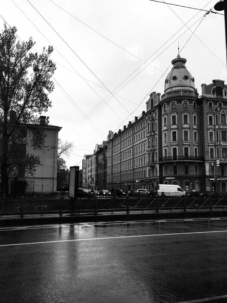 After the rain. Saint Peterburg