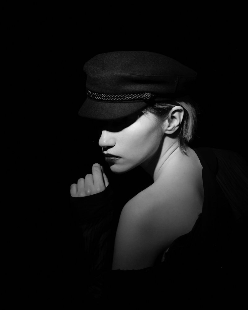 Lady in black