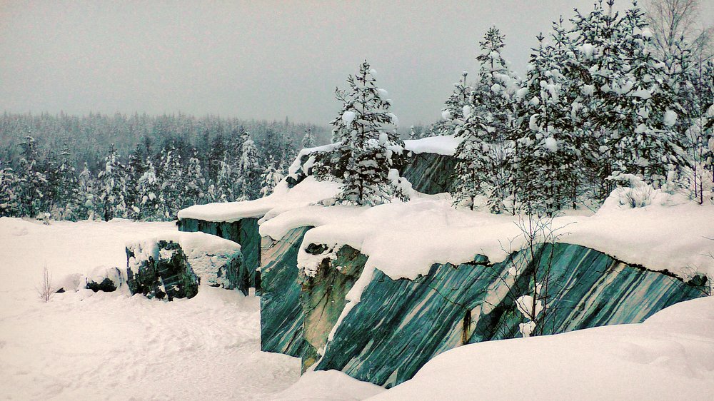 Карелия.Итальянский карьер