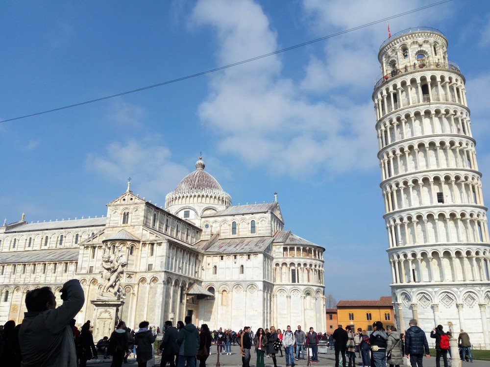 People and buildings