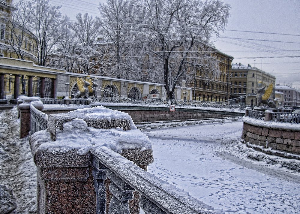 Редкая зима в Санкт-Петербурге
