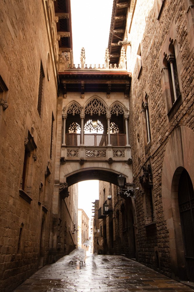 Barcelona, Catalonia, Spain Gothic Quarter