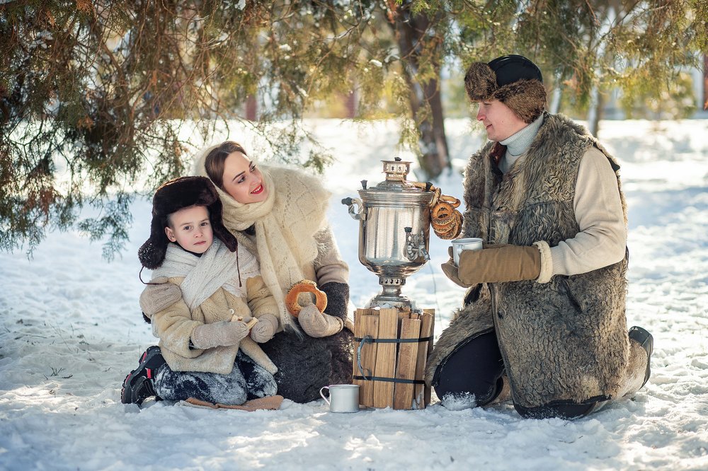 Однажды-морозным, солнечным деньком...