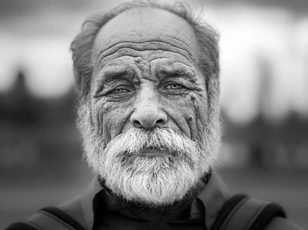 Street Portrait of Romanian Gypsy