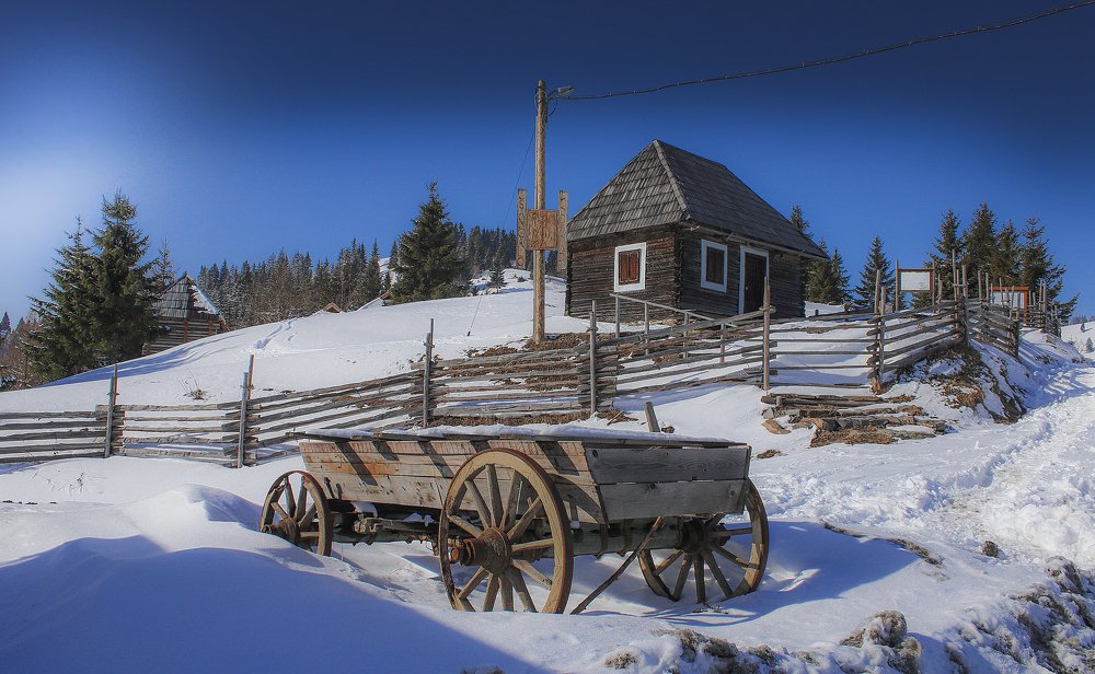Old house on the hilltop