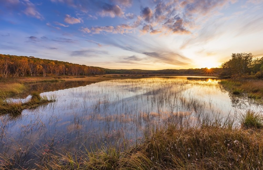 Утро или вечер? Рассвет или закат?? Morning or evening? The sunrise or sunset??