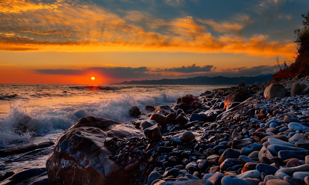 Котов нет, остались закаты.