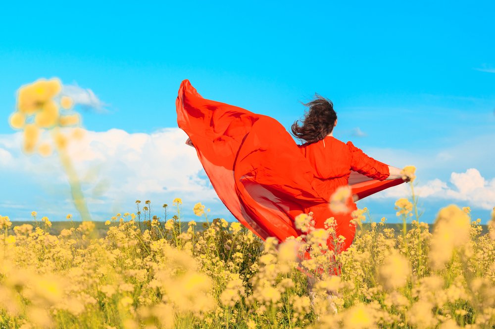 The scarlet banner of spring / Алое знамя весны.