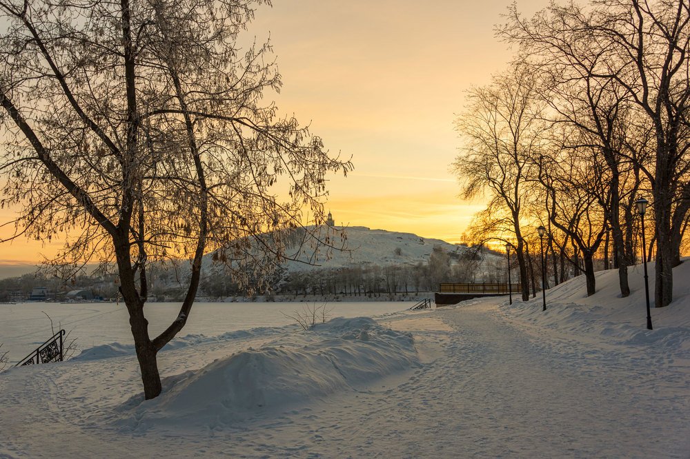 Графика заката