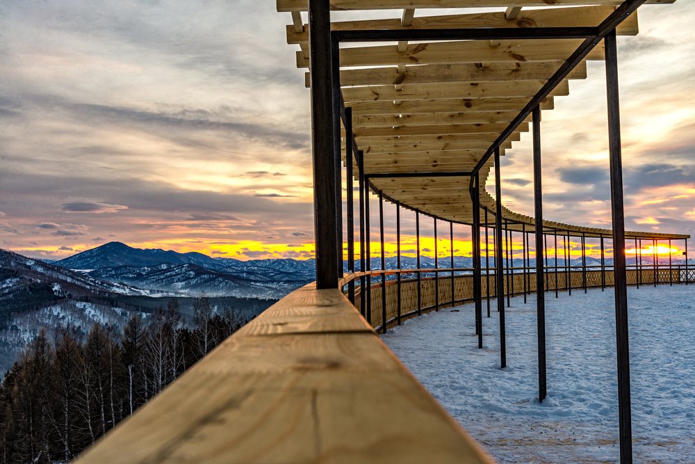 Огненный закат