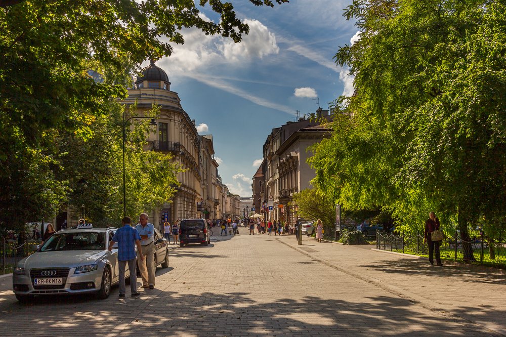 Осень в Кракове