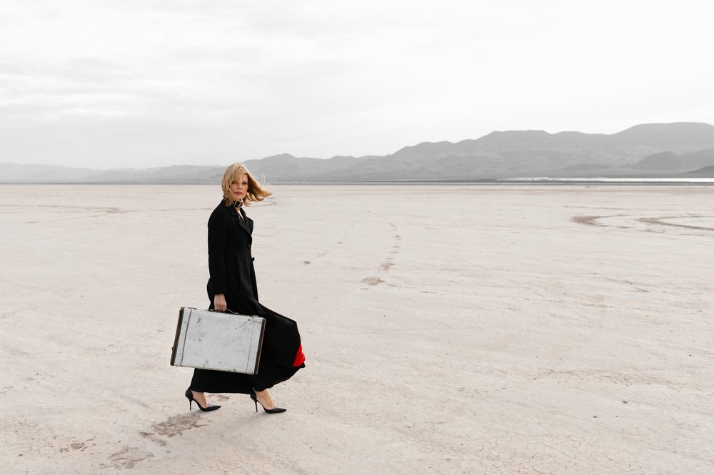 Lonely Woman in the Desert