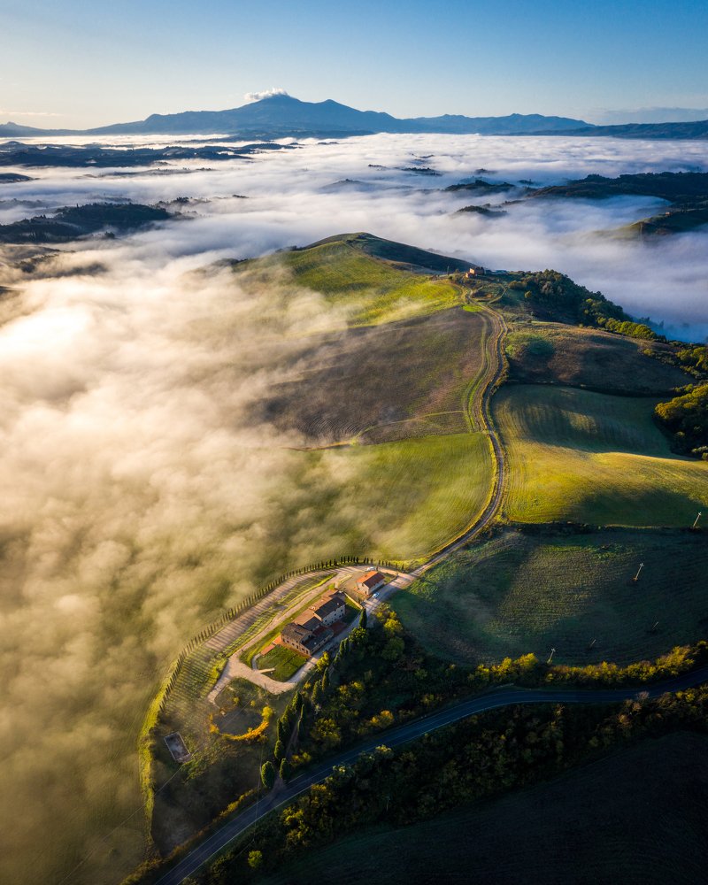 Рассвет в Тоскане