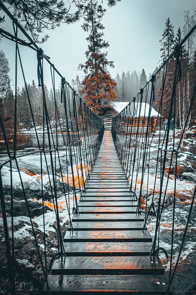 Водопады Рускеалы