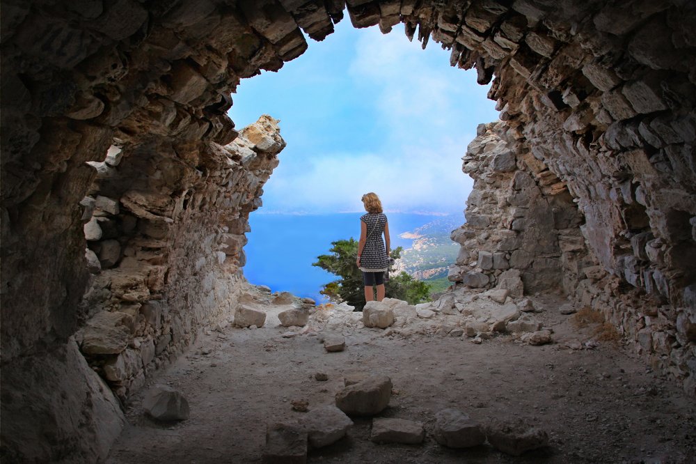 Замок Монолитос на Родосе