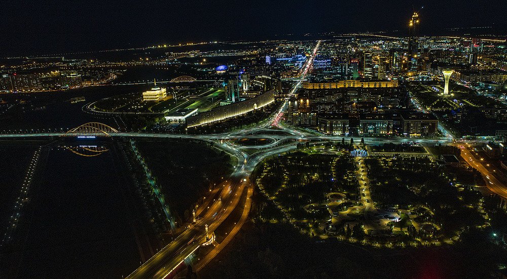 Огни ночного города