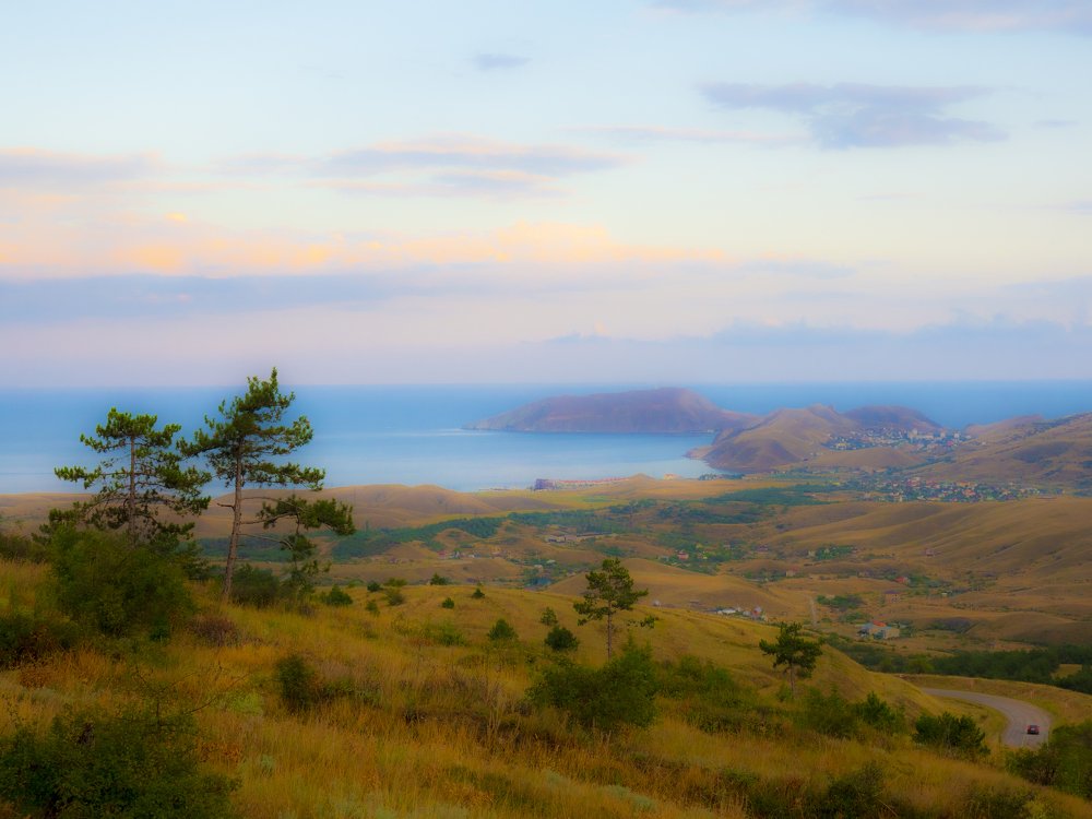 Вечер. Крым. Море