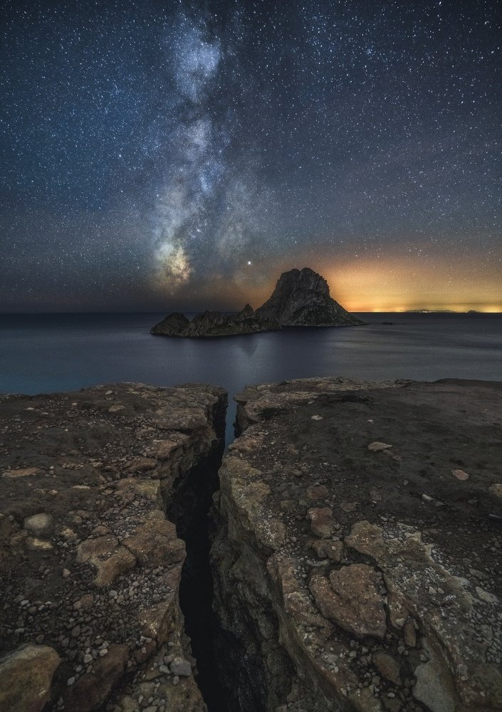 Milky Way over Es Vedrá