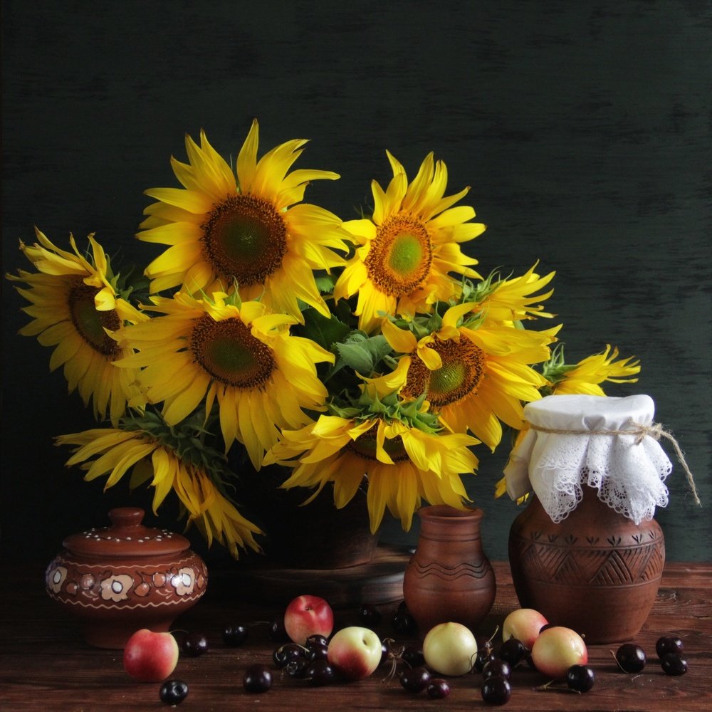 Подсолнухи