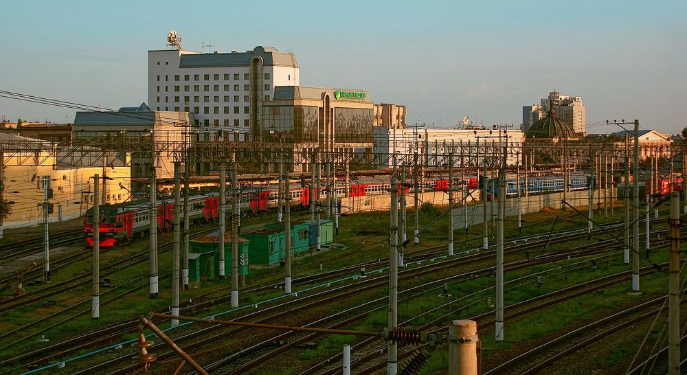 Закат на РЖД.