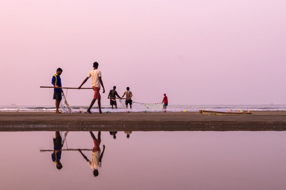 Розовое утро