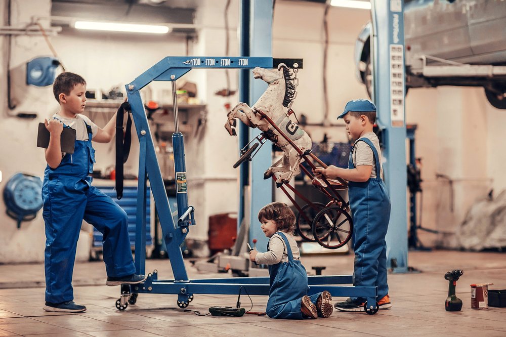 Педальный конь нашей прабабушки