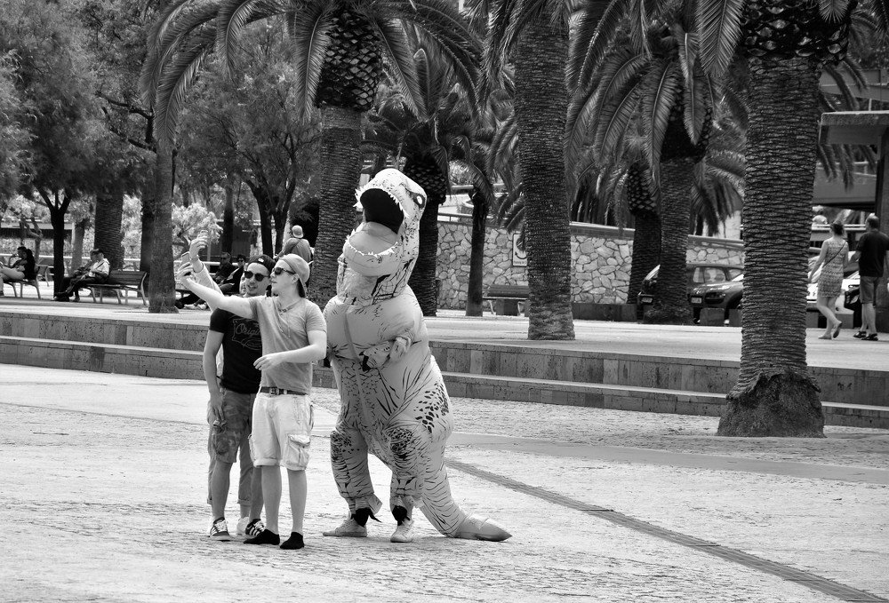 Selfie with Dinosaurs