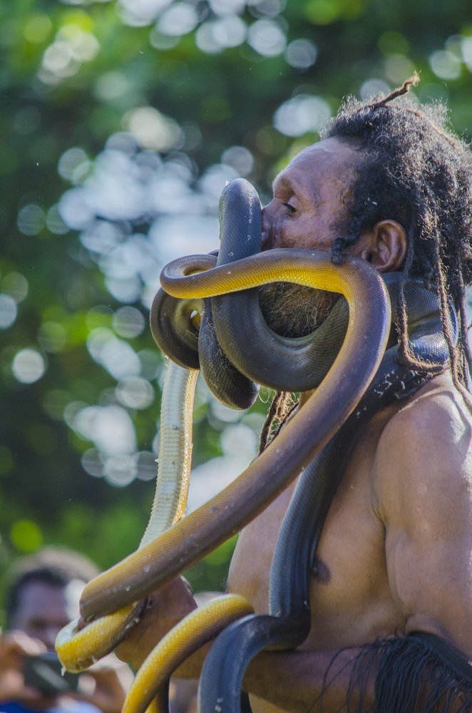 PNG's Snake Man